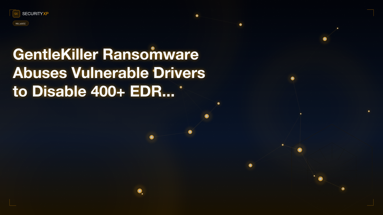 GentleKiller Ransomware Abuses Vulnerable Drivers to Disable 400+ EDR Security Processes Malware