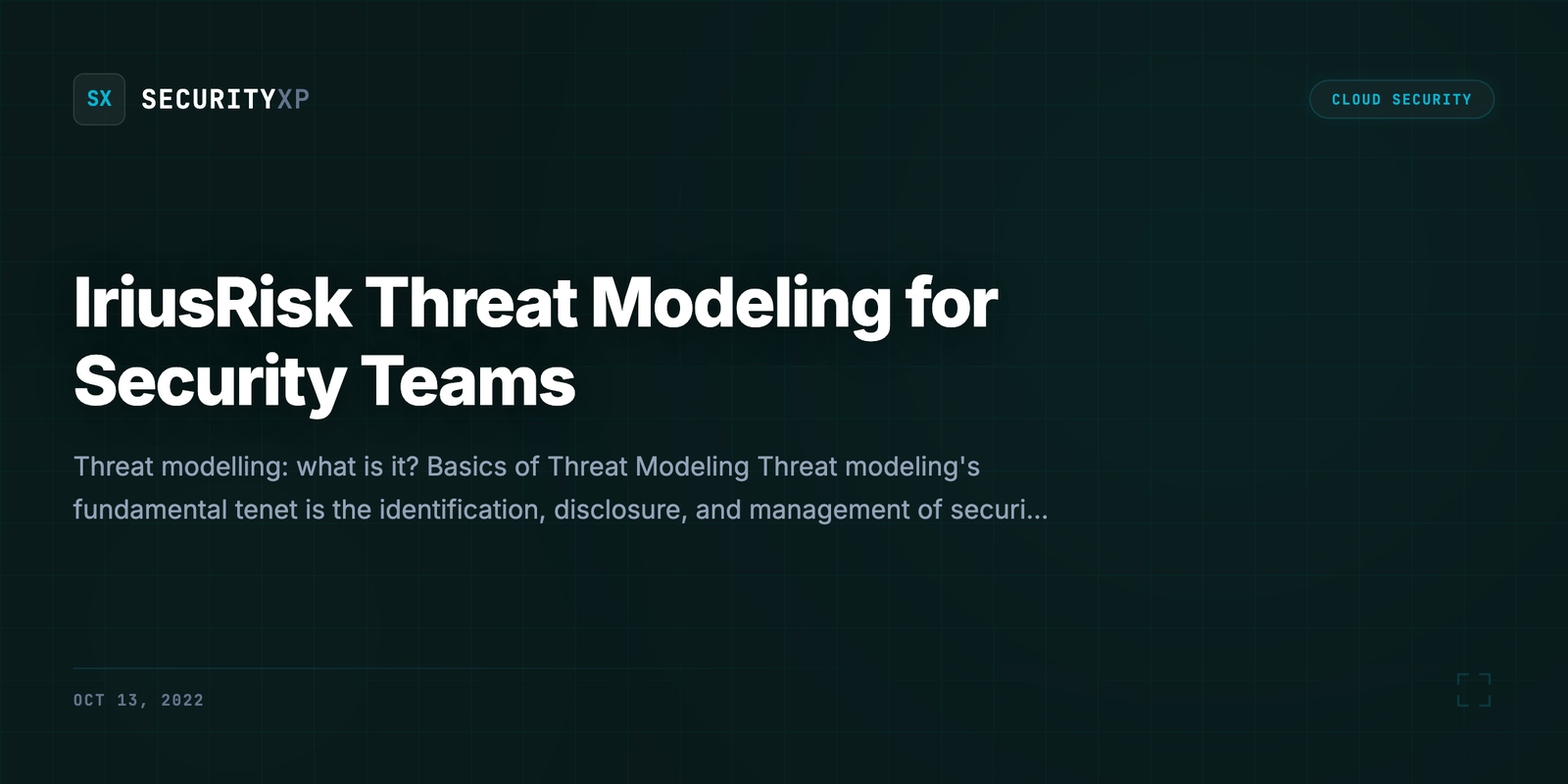 IriusRisk Threat Modeling for Security Teams