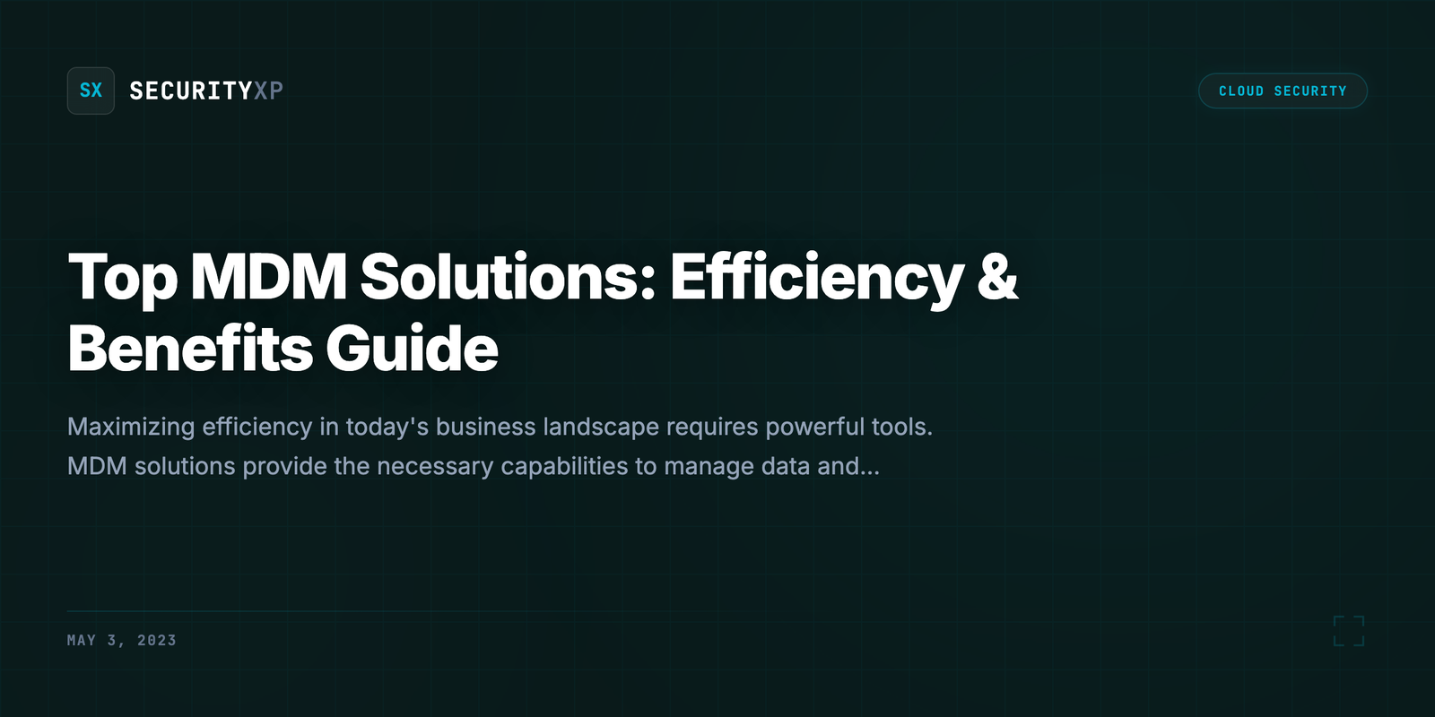 Top MDM Solutions: Efficiency & Benefits Guide