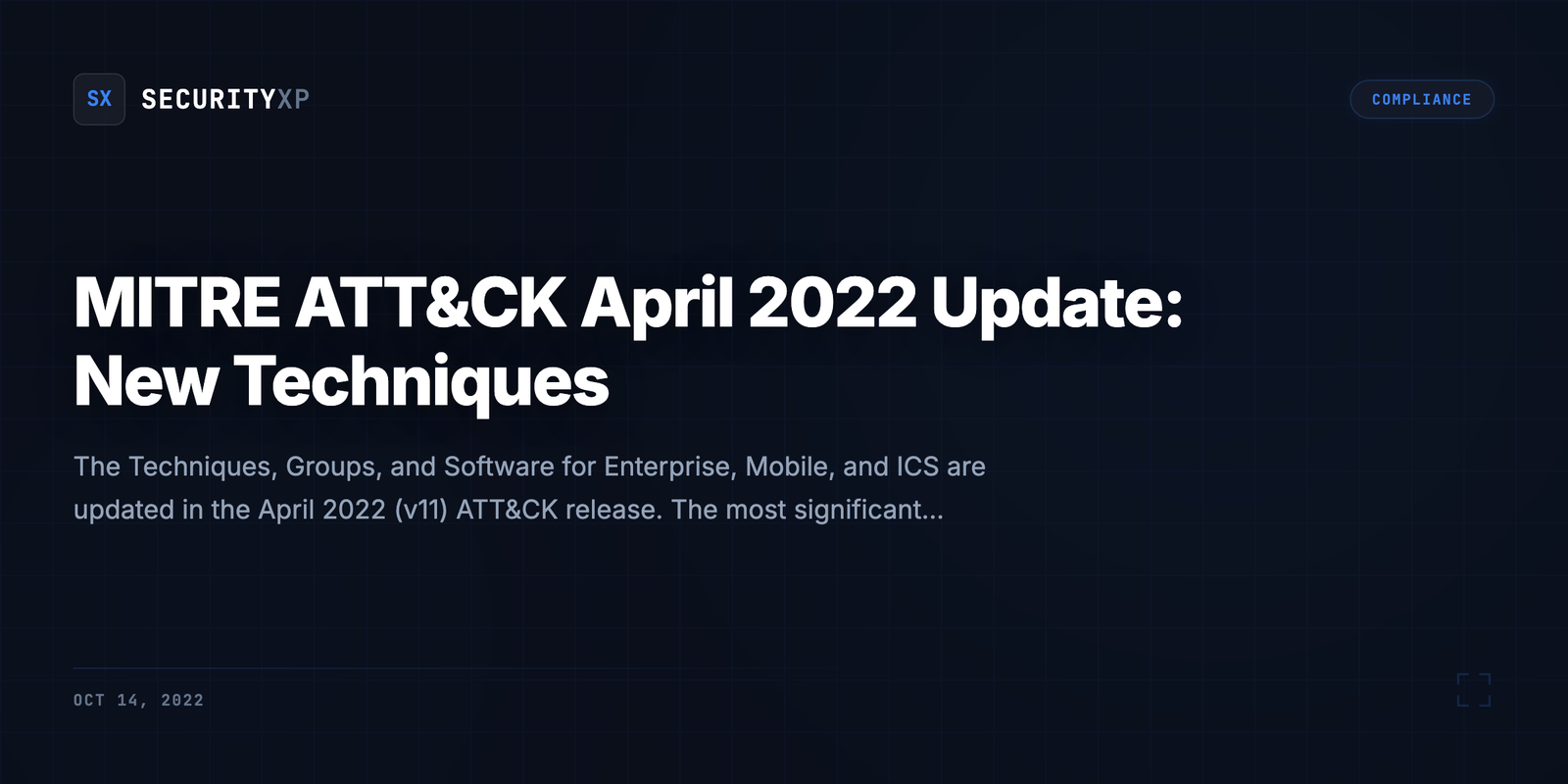 MITRE ATT&CK April 2022 Update: New Techniques