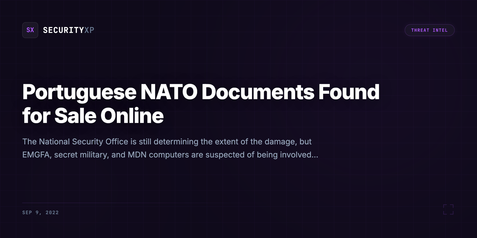 Portuguese NATO Documents Found for Sale Online